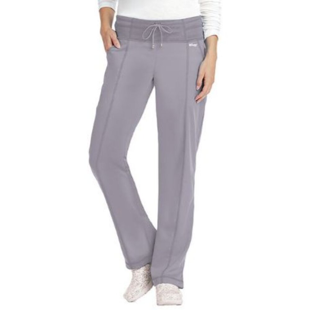Grey's Anatomy Straight Leg Scrub Pants in Light Gray